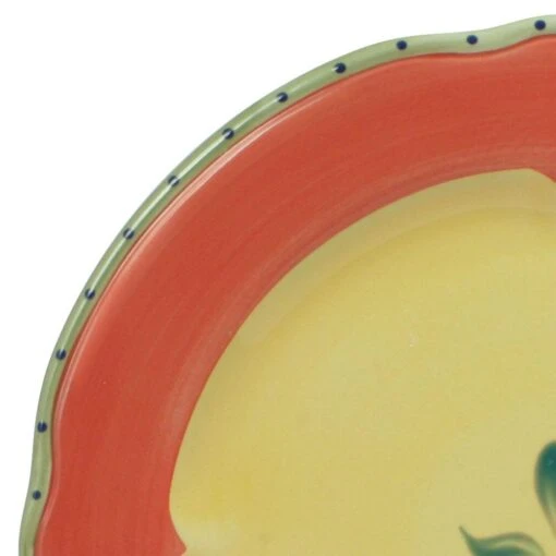 Pistoulet® Dinner Plate With Red Band -Kitchen Supplies Store 37000491 1