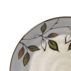 Rustic Leaves Set Of 4 Salad Plates -Kitchen Supplies Store 5106152 1