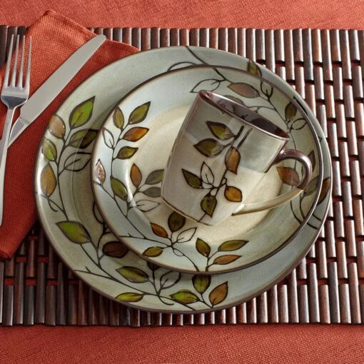 Rustic Leaves Dinnerware Set -Kitchen Supplies Store 5136396 2