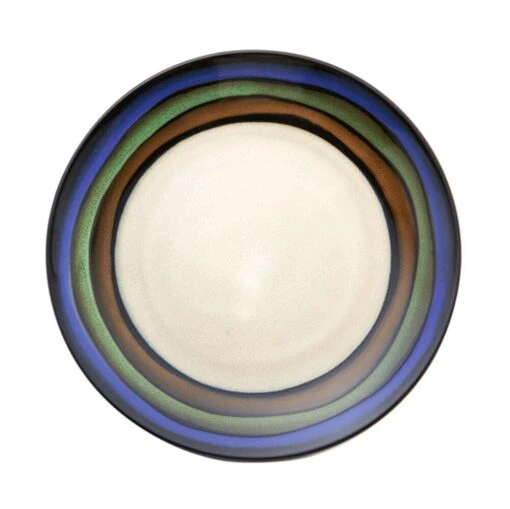 Galaxy Set Of 4 Blue Dinner Plates -Kitchen Supplies Store 5138922