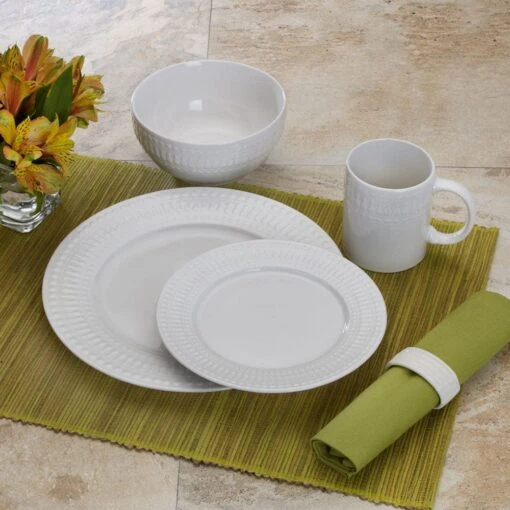 Cassandra 16 Piece Dinnerware Set, Service For 4 -Kitchen Supplies Store 5189226 1