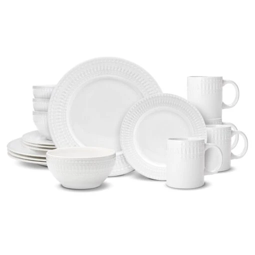 Cassandra 16 Piece Dinnerware Set, Service For 4 -Kitchen Supplies Store 5189226 cassandra 16pc