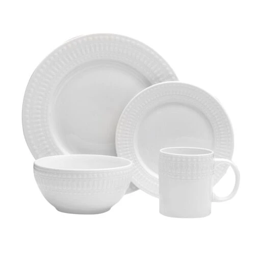 Cassandra 16 Piece Dinnerware Set, Service For 4 -Kitchen Supplies Store 5189226 cassandra 4pps silo