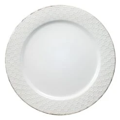 French Lace Set Of 4 White Dinner Plates -Kitchen Supplies Store 5211101