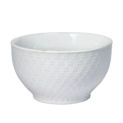 French Lace Set Of 4 White Soup Cereal Bowls -Kitchen Supplies Store 5211119 1