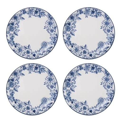 Gabriela Blue 16 Piece Dinnerware Set, Service For 4 -Kitchen Supplies Store 5216941 CO7