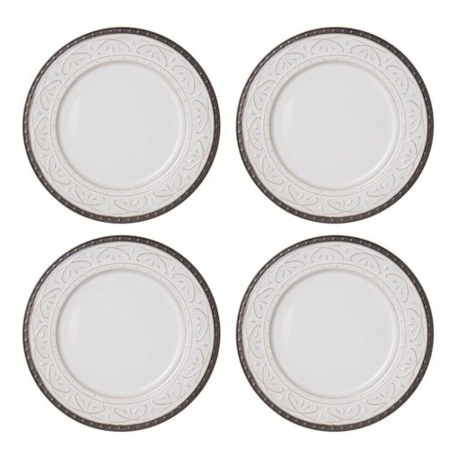 Promenade Scroll 16 Piece Dinnerware Set, Service For 4 -Kitchen Supplies Store 5217018 CO4