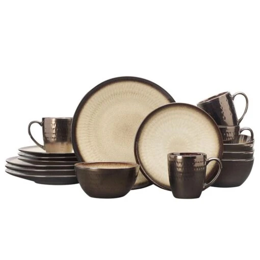 Anastasia Cream 16 Piece Dinnerware Set, Service For 4 -Kitchen Supplies Store 5239189