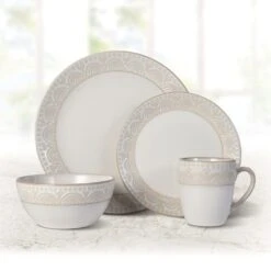 Amelia 16 Piece Dinnerware Set, Service For 4 -Kitchen Supplies Store 5246633 Lifestyle 4PCS