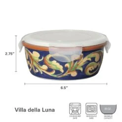 Villa Della Luna® Storage Bowl With Lid -Kitchen Supplies Store 5254775 dimensions 01