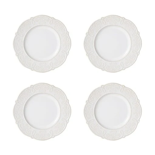 Abby White 16 Piece Dinnerware Set, Service For 4 -Kitchen Supplies Store 5267392 CO2