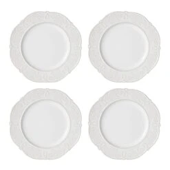 Abby White 16 Piece Dinnerware Set, Service For 4 -Kitchen Supplies Store 5267392 CO3