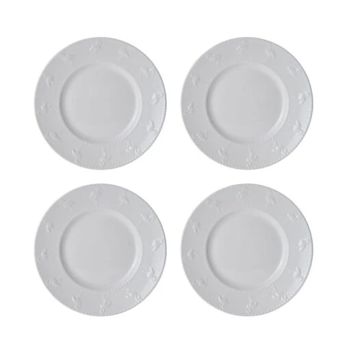 Flamingo White 16 Piece Dinnerware Set, Service For 4 -Kitchen Supplies Store 5268036 CO2 1