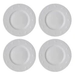 Flamingo White 16 Piece Dinnerware Set, Service For 4 -Kitchen Supplies Store 5268036 CO3