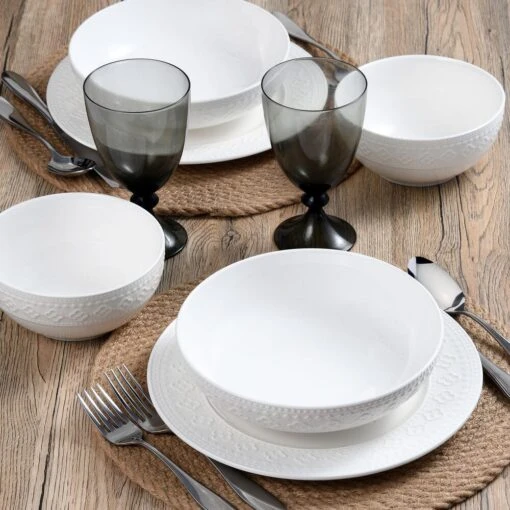 Haisley 12 Piece Dinnerware Set, Service For 4 -Kitchen Supplies Store 5268037 Lifestyle