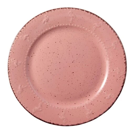 Flamingo Pink 16 Piece Dinnerware Set, Service For 4 -Kitchen Supplies Store 5274259 dinner silo