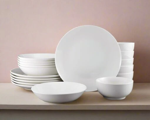 Alexis 18 Piece Dinnerware Set, Service For 6 -Kitchen Supplies Store