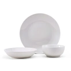 Alexis 18 Piece Dinnerware Set, Service For 6 -Kitchen Supplies Store 5276296 Alexis 3pps onWhite