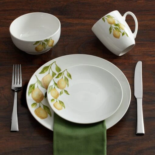 Lemons 16 Piece Dinnerware Set, Service For 4 -Kitchen Supplies Store 5276340 Lifestyle 7 12 22