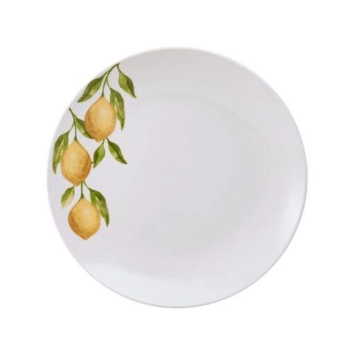 Lemons 16 Piece Dinnerware Set, Service For 4 -Kitchen Supplies Store 5276340 salad onWhite