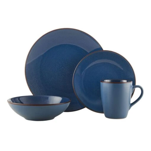 Pierce Blue 16 Piece Dinnerware Set, Service For 4 -Kitchen Supplies Store 5281779 PierceBlue 4pc silo