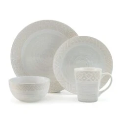 Vera 16 Piece Dinnerware Set, Service For 4 -Kitchen Supplies Store 5286184 Pfaltzgraff Vera 4PC PlaceSetting Silo