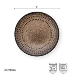 Cambria Set Of 4 Appetizer Plates -Kitchen Supplies Store 5288410 infographic