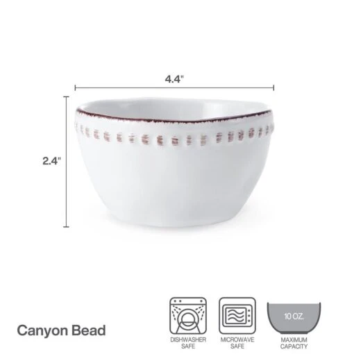 Canyon Bead Set Of 4 Fruit Bowls -Kitchen Supplies Store 5291829 infographic