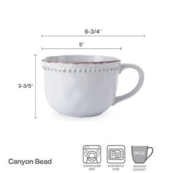 Canyon Bead Jumbo Soup Mug -Kitchen Supplies Store 5291835 infographic