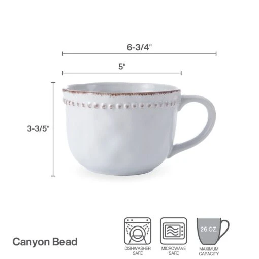 Canyon Bead Jumbo Soup Mug -Kitchen Supplies Store 5291835 infographic