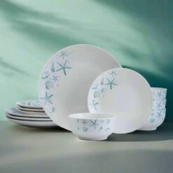 Tahiti 12 Piece Dinnerware Set, Service For 4 -Kitchen Supplies Store 5293648 SN Tahiti 12pc lifestyle