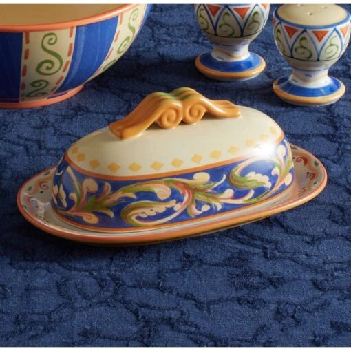 Villa Della Luna® Covered Butter Dish -Kitchen Supplies Store 54002800 1