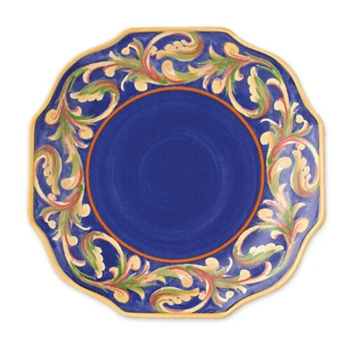 Villa Della Luna® Set Of 4 Blue Salad Plates -Kitchen Supplies Store 54030300