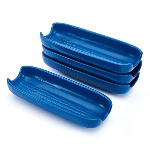 Callie Blue Set Of 4 Corn Dishes -Kitchen Supplies Store Callie Blue Set of 4 Corn Dishes 5293887 1