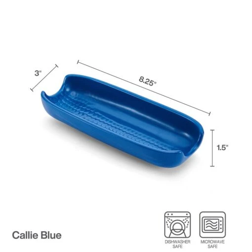 Callie Blue Set Of 4 Corn Dishes -Kitchen Supplies Store Callie Blue Set of 4 Corn Dishes 5293887 4