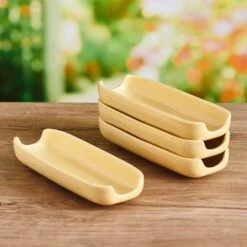 Callie Yellow Set Of 4 Corn Dishes -Kitchen Supplies Store Callie Yellow Set Of 4 Corn Dishes 5293888 3