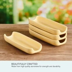 Callie Yellow Set Of 4 Corn Dishes -Kitchen Supplies Store Callie Yellow Set Of 4 Corn Dishes 5293888 5