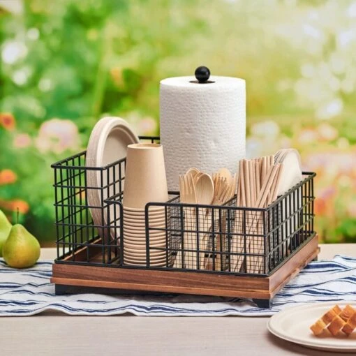 Grid Hostess Picnic Storage Caddy -Kitchen Supplies Store Grid Storage and Serving Storage Caddy 5312971 3