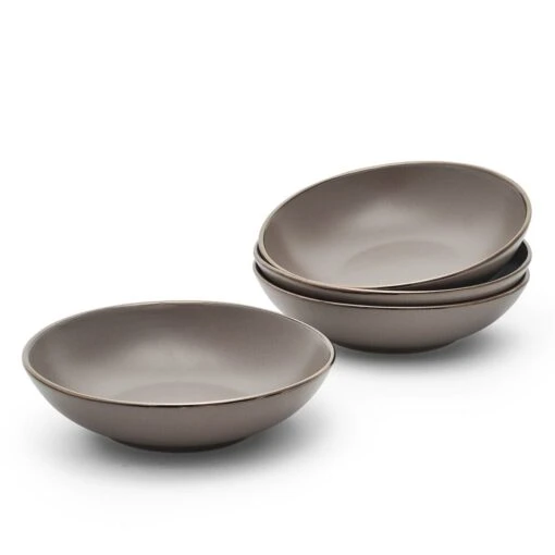 Hadlee Grey Set Of 4 Pasta Bowls -Kitchen Supplies Store Hadlee Grey Set of 4 Pasta Bowls 5294492 1