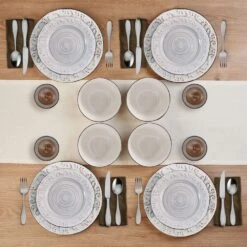 Trellis White 12 Piece Dinnerware Set, Service For 4 -Kitchen Supplies Store Trellis White 12 Piece Dinnerware Set Service for 4 5293669 5