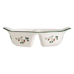 Winterberry® Divided Vegetable Bowl -Kitchen Supplies Store Winterberry Divided Oval Bowl 5307870 3