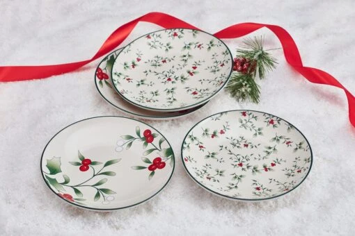 Winterberry® Set Of 4 Appetizer Plates, 6 Inch -Kitchen Supplies Store Winterberry Set of 4 Appetizer Plates 5295768 2