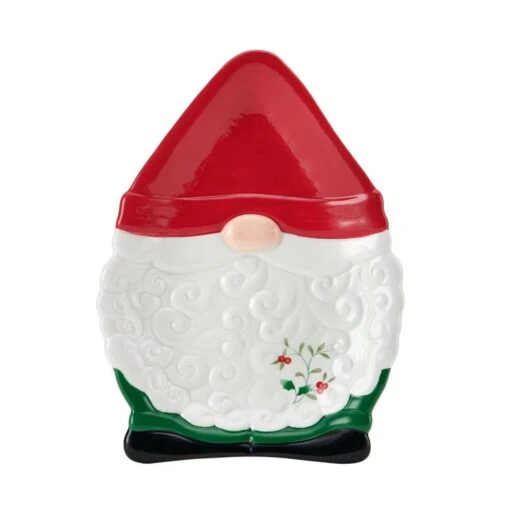 Winterberry® Gnome Figural Cookie Plate -Kitchen Supplies Store Winterberry Gnome Figural Cookie Plate 5298263 1