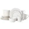 Abby White 16 Piece Dinnerware Set, Service For 4 -Kitchen Supplies Store abby white 16 piece dinnerware set service for 4 5267392 1