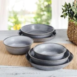 Amara Slate 6 Piece Dinnerware Bowl Set, Service For 2 -Kitchen Supplies Store amara slate 6 piece dinnerware bowl set service for 2 5305446 3