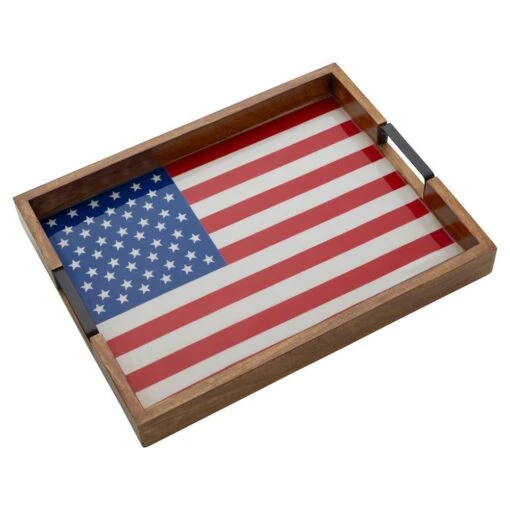 American Flag Lazy Susan Serve Tray -Kitchen Supplies Store american flag lazy susan serve tray 5266467 1