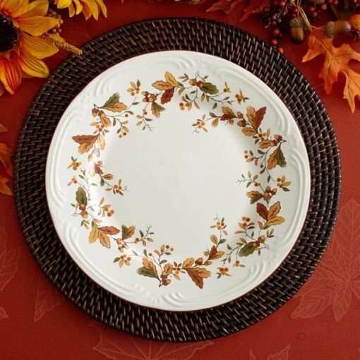 Autumn Berry Set Of 8 Dinner Plates -Kitchen Supplies Store autumn berry set of 8 dinner plates K85152688 3