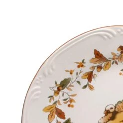 Autumn Berry Set Of 8 Turkey Salad Plates -Kitchen Supplies Store autumn berry set of 8 turkey salad plates K85152689 2