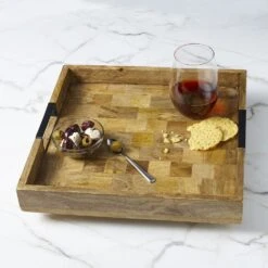 Avery Square Lazy Susan Serve Tray -Kitchen Supplies Store avery square lazy susan serve tray 5290865 3