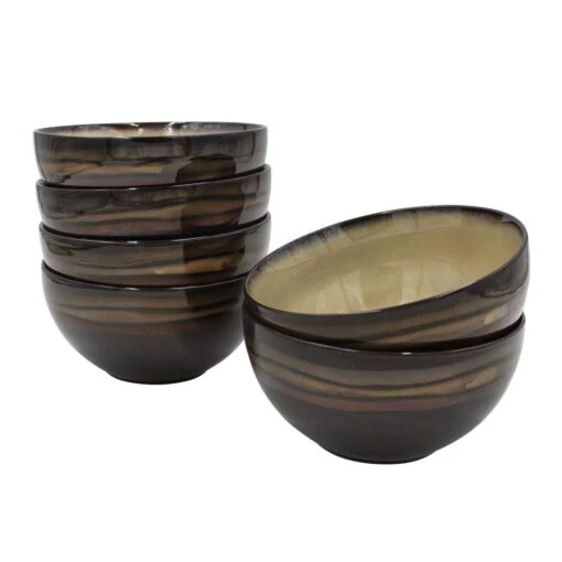 Aztec Set Of 6 Soup Cereal Bowls -Kitchen Supplies Store aztec set of 6 soup cereal bowls K65081130 1